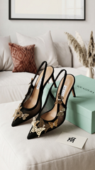 حذاء سلينغ باك Papillon من Aquazzura