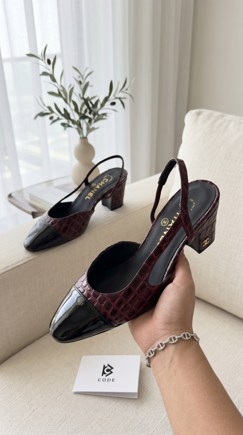 Premium CHANEL Heeled Slingbacks