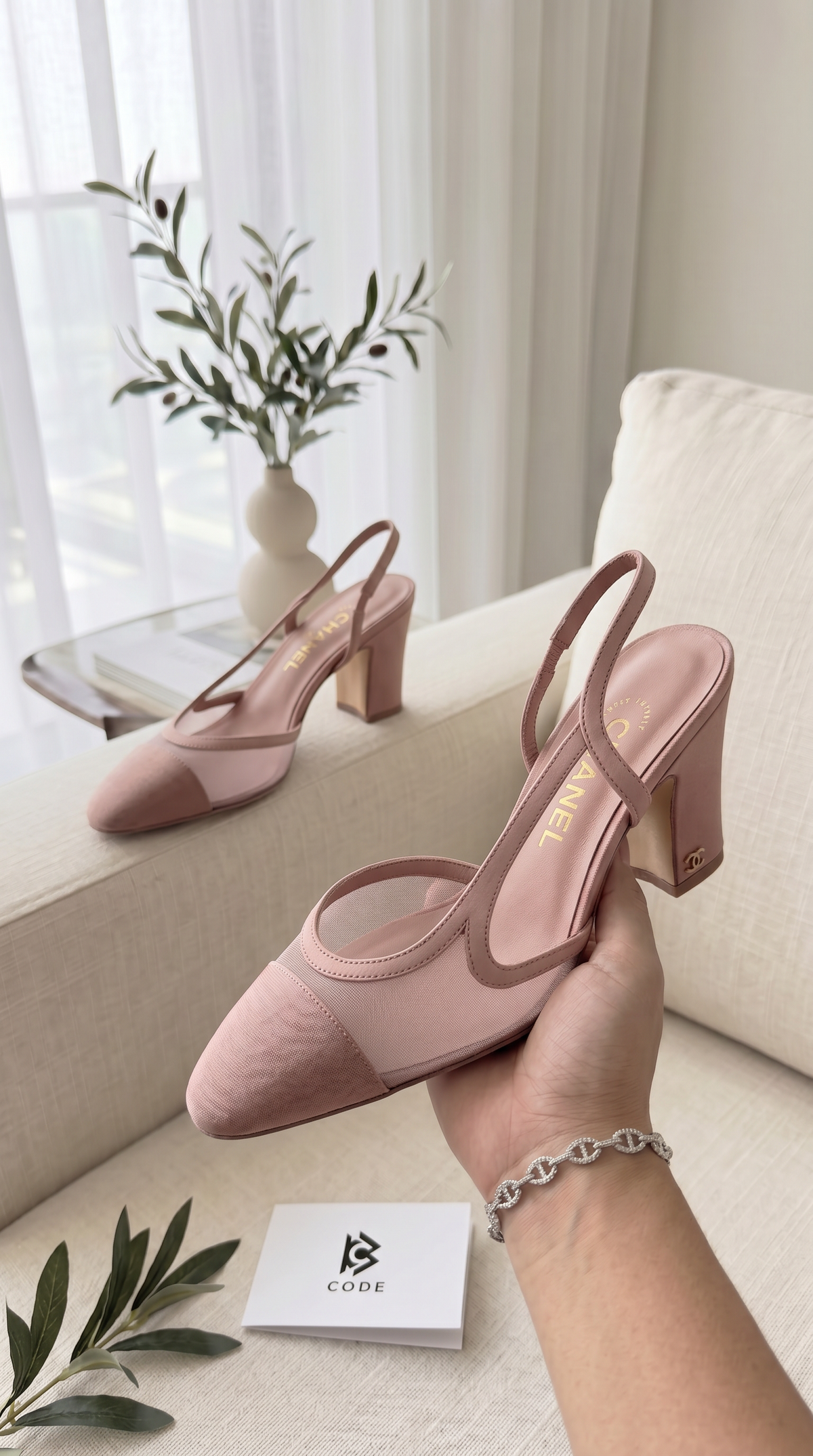 Premium CHANEL Heeled Slingbacks
