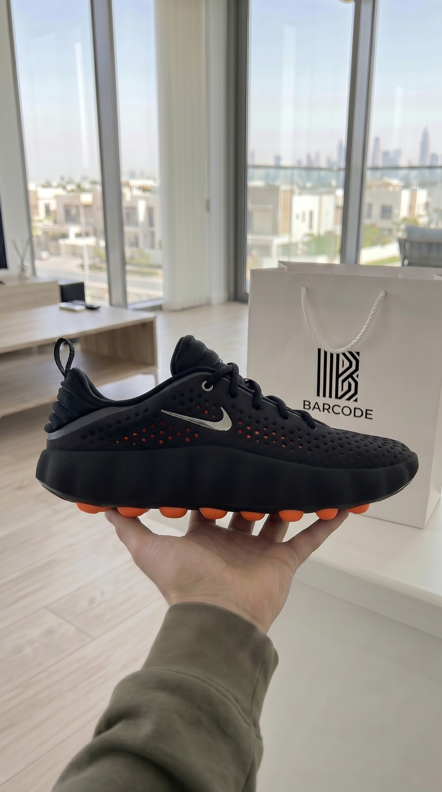 Nike Mind 002 Black Hyper Crimson